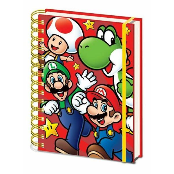 Super Mario - Run Spiral Notebook