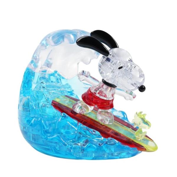 3D Crystal Puzzle - Snoopy Surfing